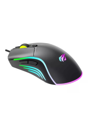 Mouse gaming cu fir HAVIT MS1029 RGB 7200 DPI USB Black