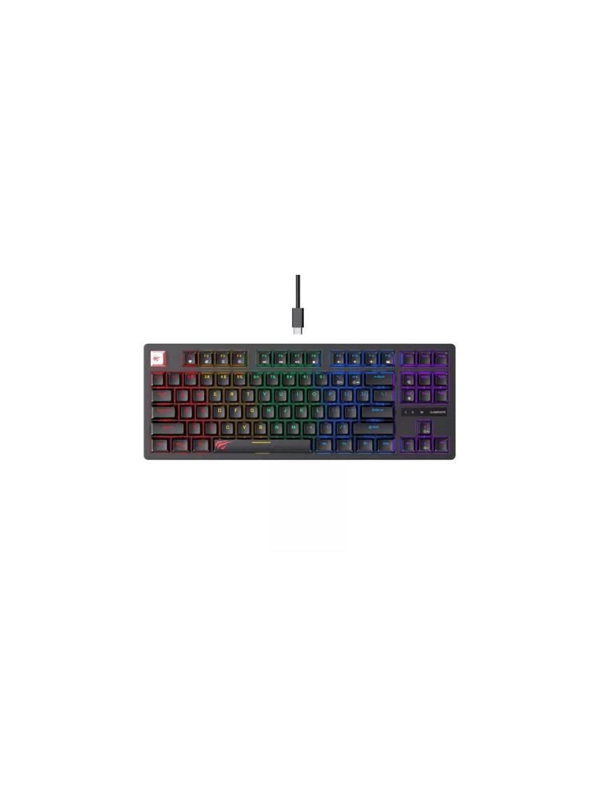 Tastatura mecanică de gaming HAVIT KB892L RGB cu fir USB – performanță și stil