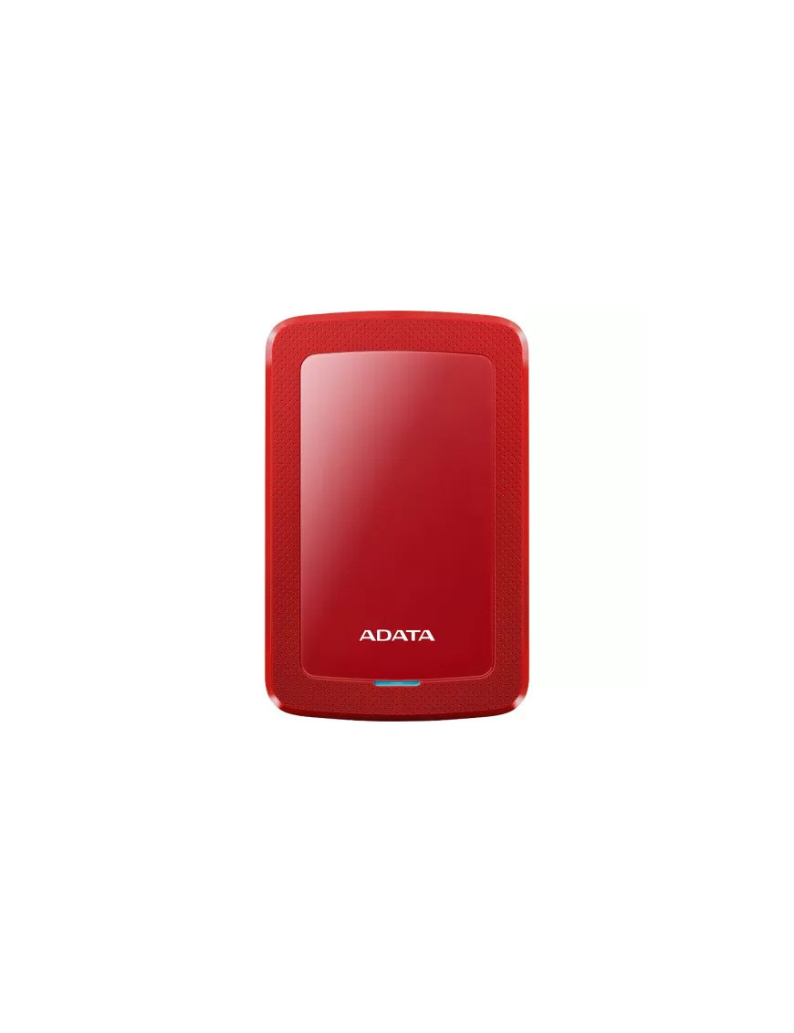 HDD extern ADATA HV300 2TB USB 3.1 – Design Slim, Protecție la Șocuri, Culoare Roșie