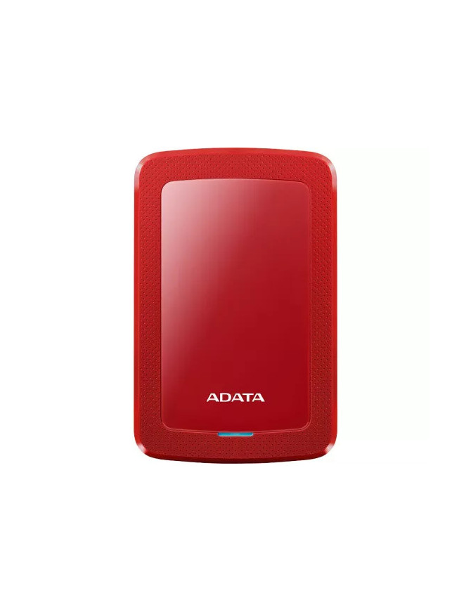 HDD extern ADATA HV300 2TB USB 3.1 – Design Slim, Protecție la Șocuri, Culoare Roșie