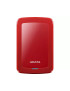 HDD extern ADATA HV300 2TB USB 3.1 – Design Slim, Protecție la Șocuri, Culoare Roșie