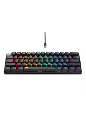 Tastatura mecanică de gaming HAVIT KB903L-BK RGB, USB, Black