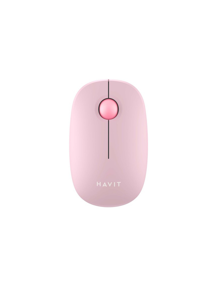 Mouse wireless HAVIT MS57GT-PK, 1600 dpi, Optic, Pink