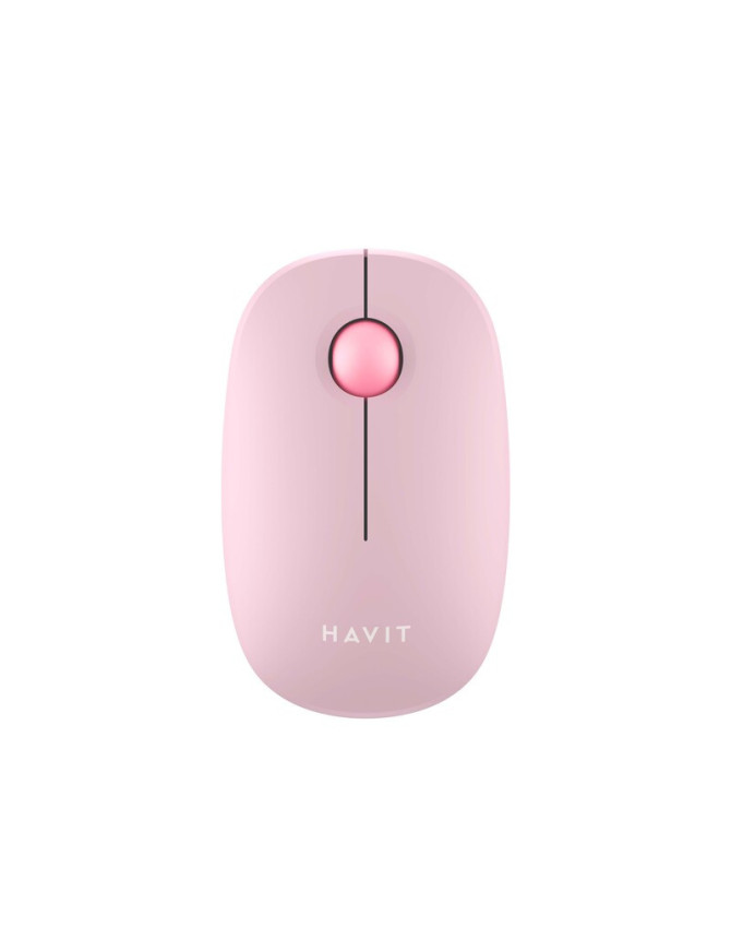 Mouse wireless HAVIT MS57GT-PK, 1600 dpi, Optic, Pink