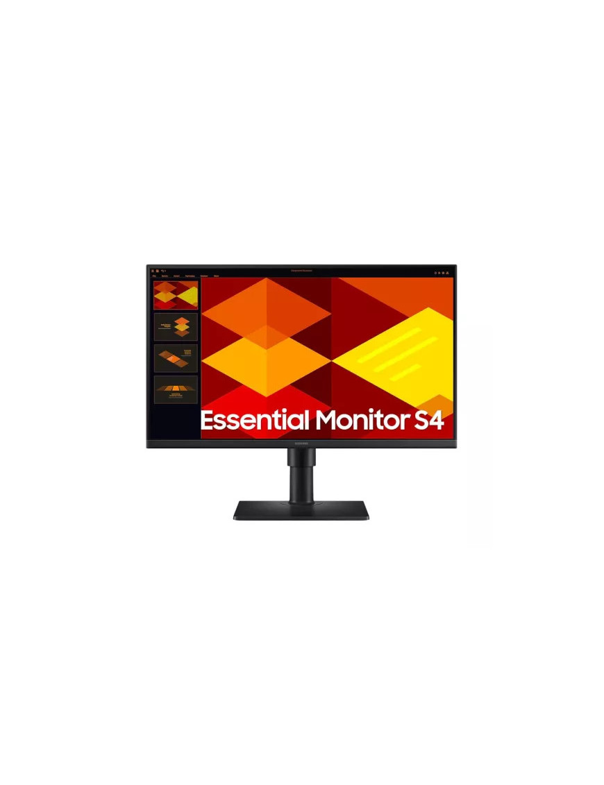 Monitor LED SAMSUNG Essential S4 S40GD LS24D406GAUXEN, 23.8" Full HD, IPS, 100 Hz, 5ms, Black