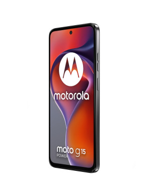 Telefon MOTOROLA moto g15 power, Dual SIM, 256GB, 8GB RAM, 6000 mAh, Gravity Grey