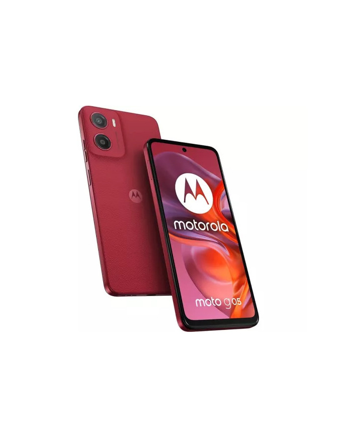 Telefon MOTOROLA G05, 64GB, 4GB RAM, Dual SIM, Plum Red