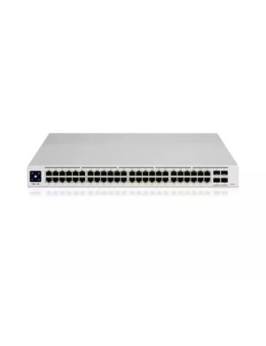 Switch UBIQUITI USW-48-POE, 48 porturi, L2, Alb