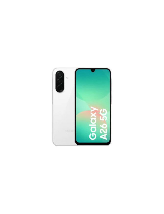 Telefon SAMSUNG Galaxy A26, 5G, 128GB, 6GB RAM, Dual SIM, White
