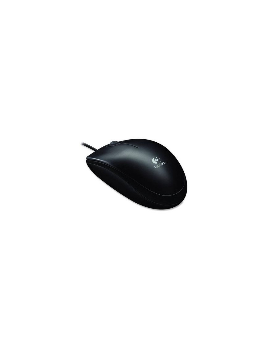 Mouse cu fir Logitech B100 USB, Negru – Simplitate și fiabilitate pentru birou