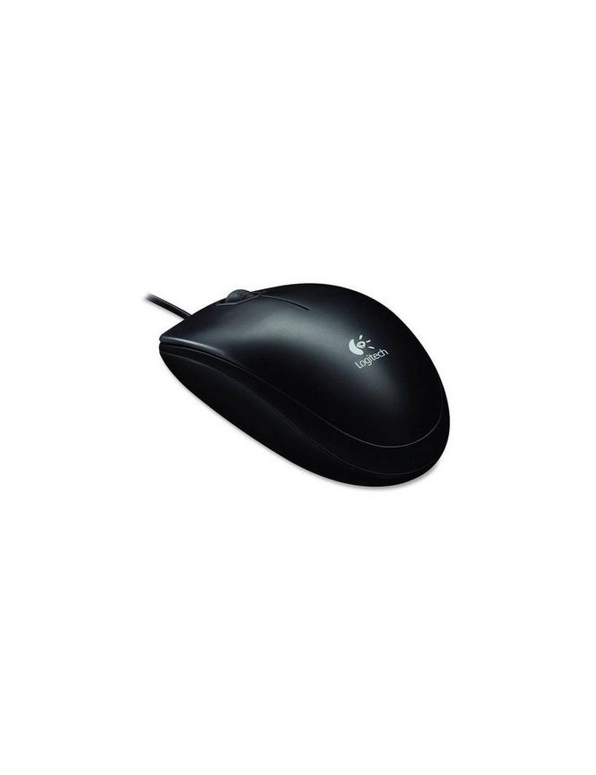 Mouse cu fir Logitech B100 USB, Negru – Simplitate și fiabilitate pentru birou
