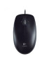 Mouse cu fir Logitech B100 USB, Negru – Simplitate și fiabilitate pentru birou
