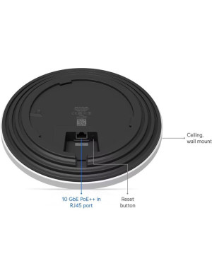 Acces Point UBIQUITI U7-PRO-XGS 2.4-6GHz, 802.11 a/b/g/n/ac/ax/be + 802.3 bt, Tri-Band, Wi-Fi 7