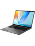 Laptop ASUS Vivobook S16 Silver M3607HA-RP007, 16", AMD® Ryzen™ 7 260, 16GB RAM, SSD 1TB, AMD Radeon 780M, Fara sistem de operar
