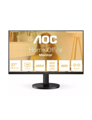 Monitor LED AOC U27B3CF, 27" UHD, IPS, 4 ms, 60 Hz, Black