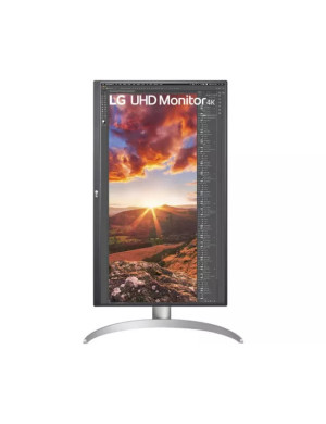 Monitor LED LG 27UP850K-W.AEU, 27" UHD, IPS, 5 ms, 60 Hz, Black/Silver