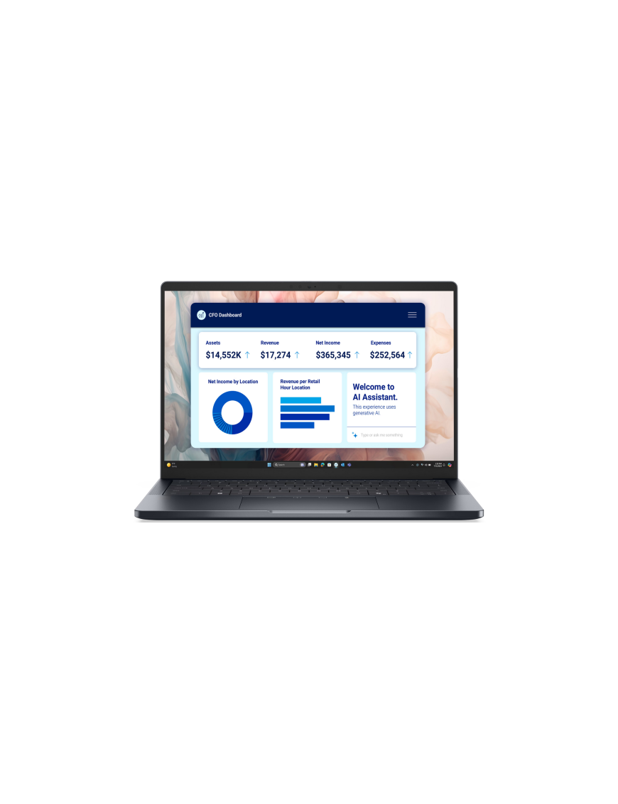 Laptop DELL Pro 14 Premium PA14250 PA14250_FU7268V32GB1TBW3Y-05, 14" WUXGA 60 Hz, Intel® Core™ Ultra 7 268V, 32GB RAM, SSD 1TB, 