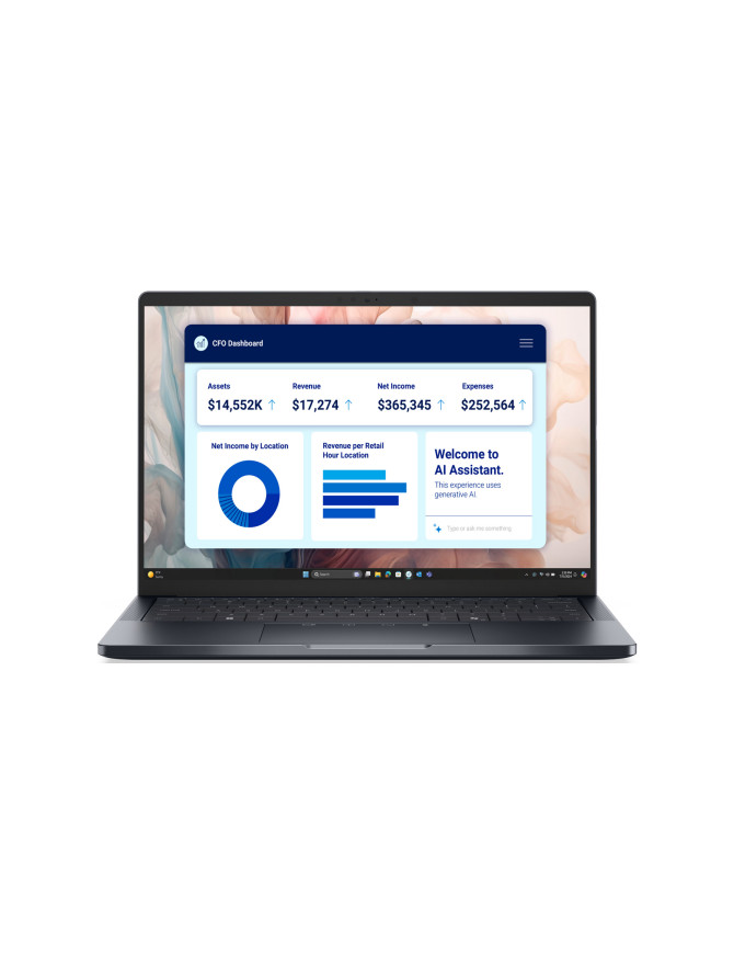 Laptop DELL Pro 14 Premium PA14250 PA14250_FU7268V32GB1TBW3Y-05, 14" WUXGA 60 Hz, Intel® Core™ Ultra 7 268V, 32GB RAM, SSD 1TB, 