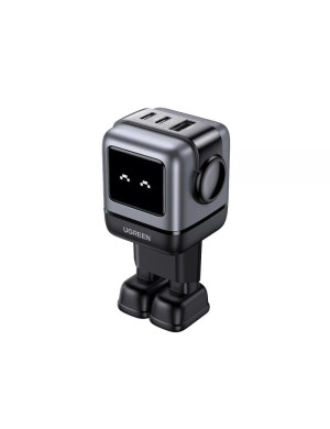Incarcator retea UGREEN Uno CD361-25685B, 65W, 2x USB-C, 1x USB-A, Black