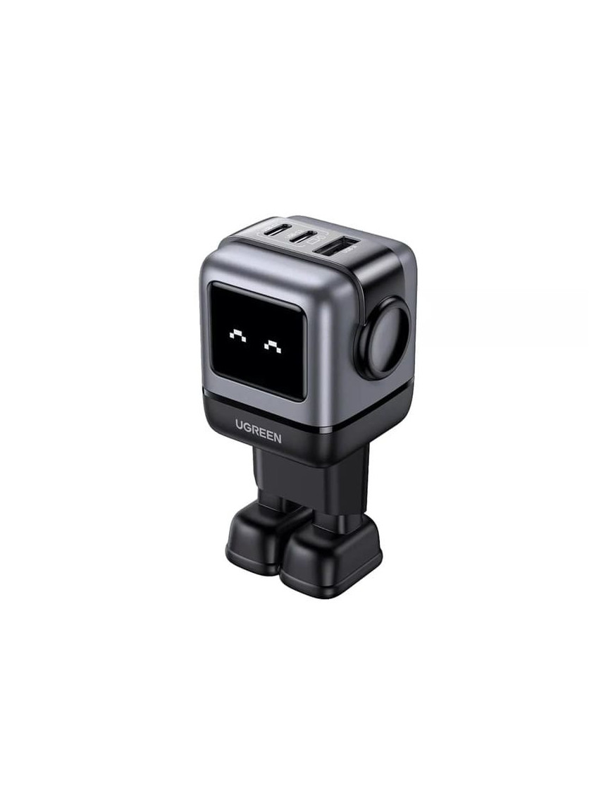 Incarcator retea UGREEN Uno CD361-25685B, 65W, 2x USB-C, 1x USB-A, Black