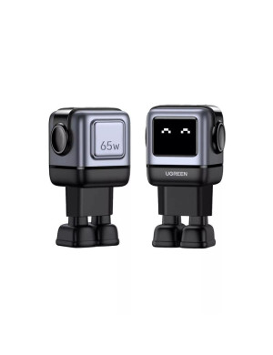 Incarcator retea UGREEN Uno CD361-25685B, 65W, 2x USB-C, 1x USB-A, Black