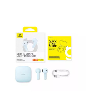 Căști wireless BASEUS Bowie E16 Bluetooth 5.3 Bleu
