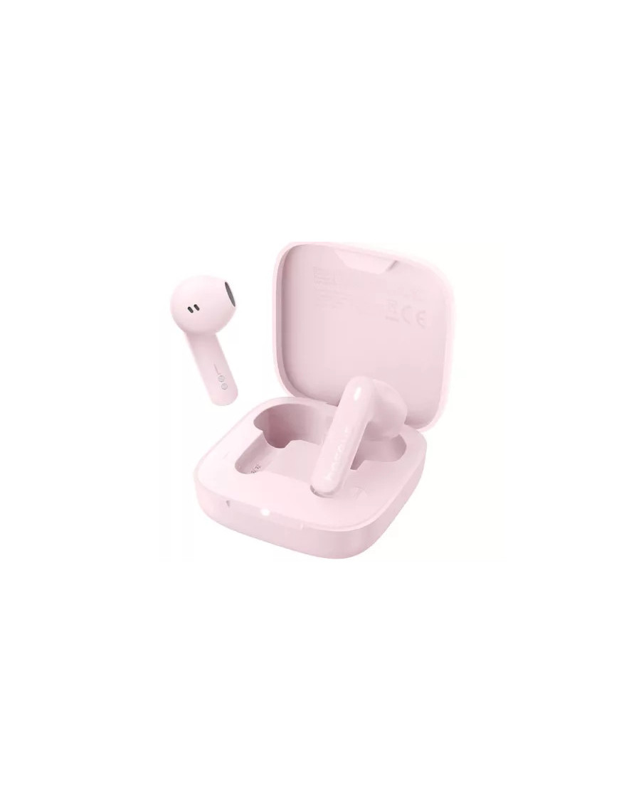 Căști wireless BASEUS Bowie E16 Bluetooth 5.3, Pink – Sunet clar și design elegant