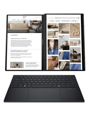 Laptop ASUS Zenbook Duo 14 OLED (2025) UX8406CA-QL118X, Intel Core Ultra 7 255H, 2 x 14 inch Touch, RAM 32GB, SSD 1TB, Intel Arc