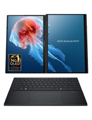 Laptop ASUS Zenbook Duo 14 OLED (2025) UX8406CA-QL118X, Intel Core Ultra 7 255H, 2 x 14 inch Touch, RAM 32GB, SSD 1TB, Intel Arc
