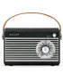 Radio Retro ElectroMures EM 1007 FM 87.5-108 MHz Bluetooth Baterie Reincarcabila 1500mAh Autonomie 6 Ore 5W Negru